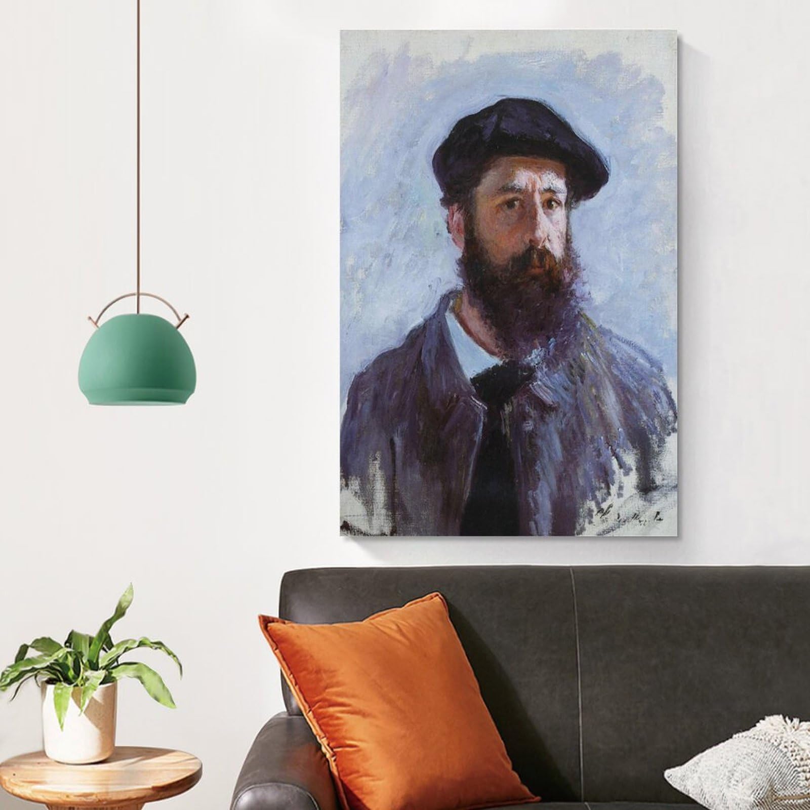 Amazon.co.jp: 画家クロード・モネ 世界名画ベレー帽をかぶった自画像